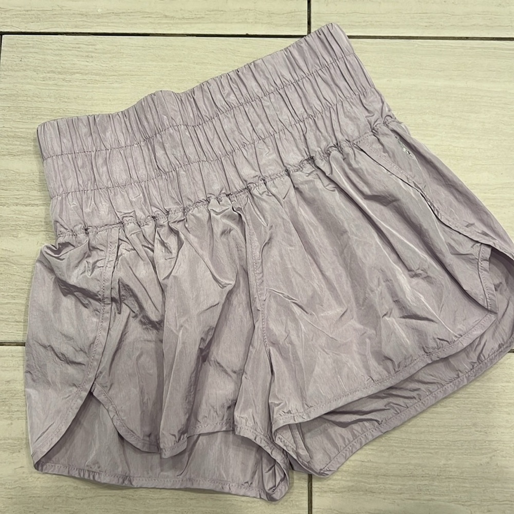 FP movement high rise shorts in lilac
